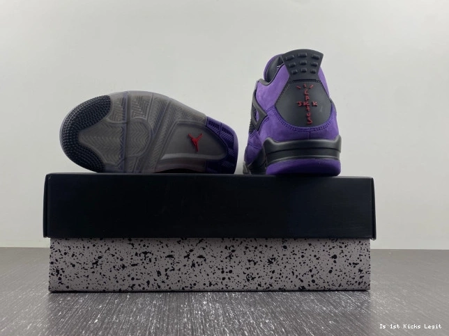 Air Purple x Travis Suede Scott 4 Jordan 0817